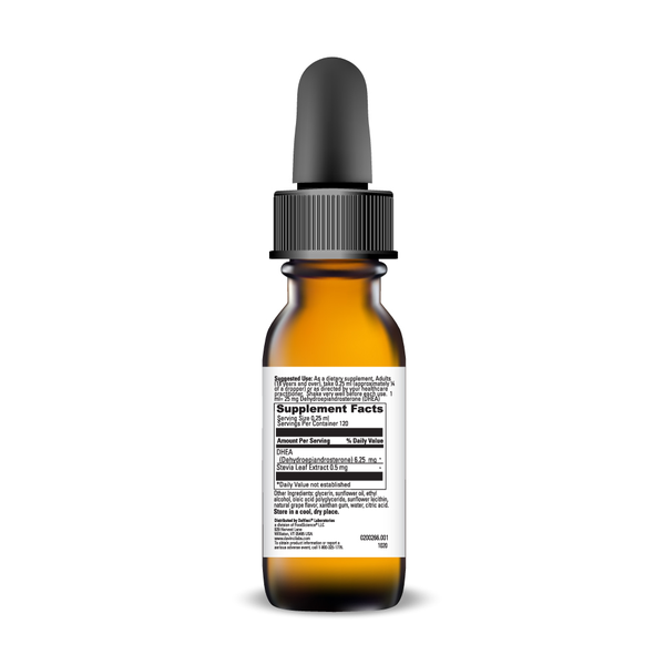 Liposomal DHEA Supplement Facts Label