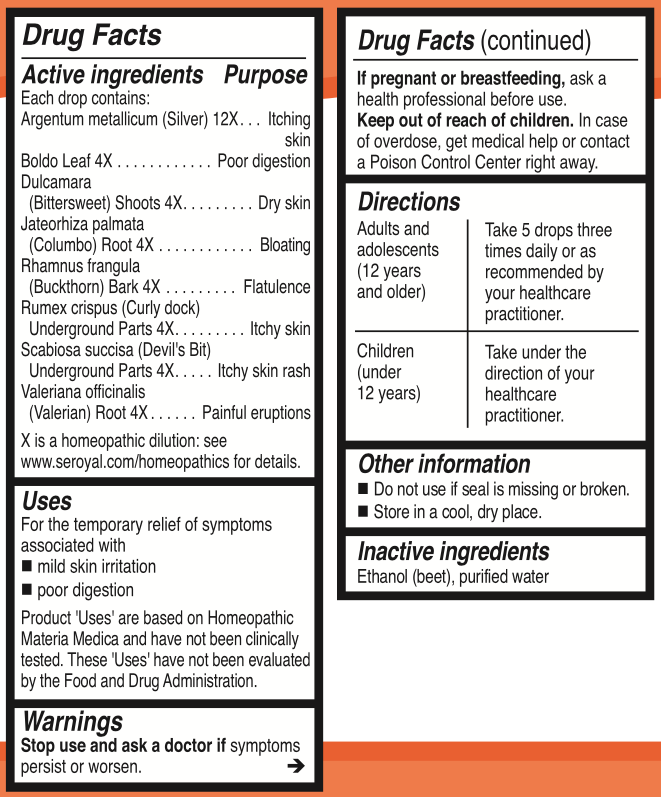 Unda #17 Supplement Facts Label