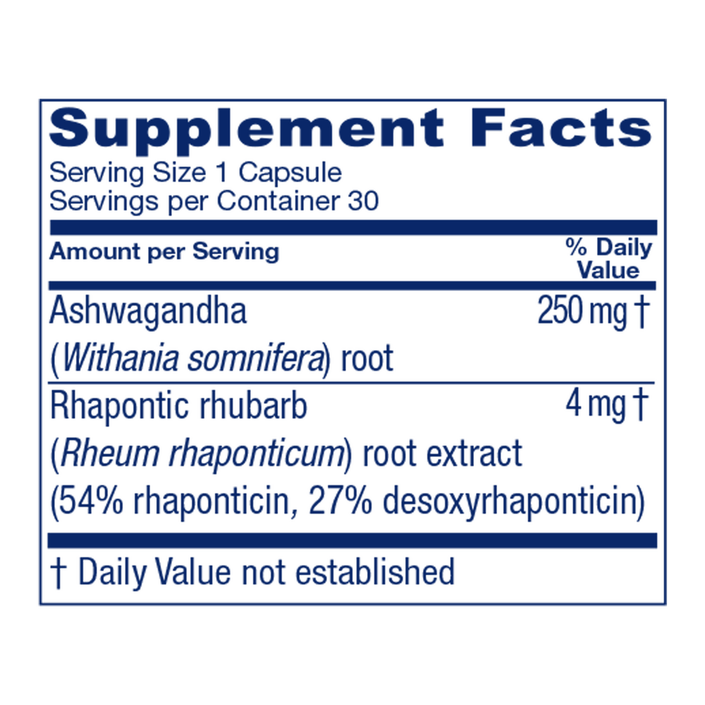 Peri/Meno Ease Supplement Facts Label