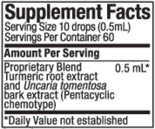 MoodMedix Supplement Facts Label
