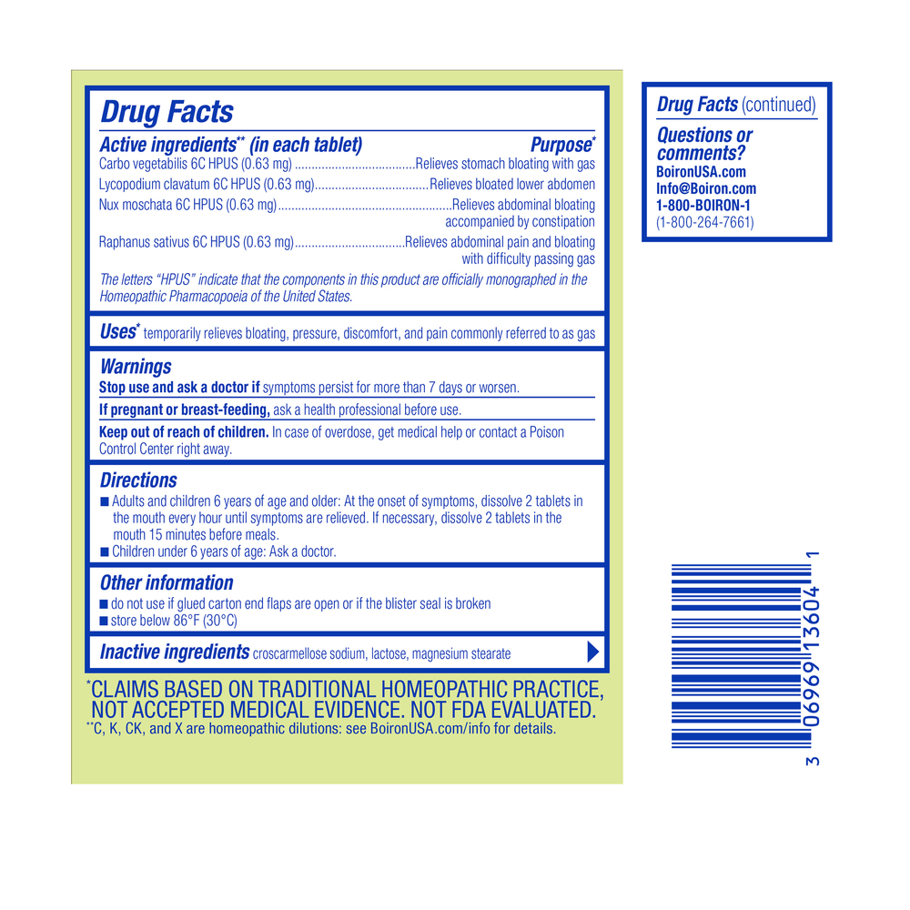Gasalia Supplement Facts Label
