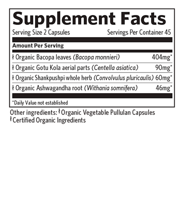 Joy! Supplement Facts Label