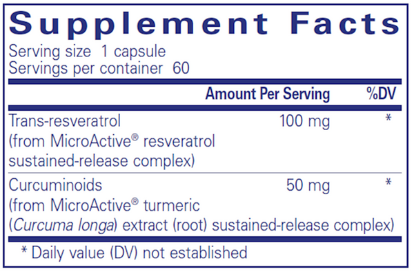 Rescu-SR Supplement Facts Label