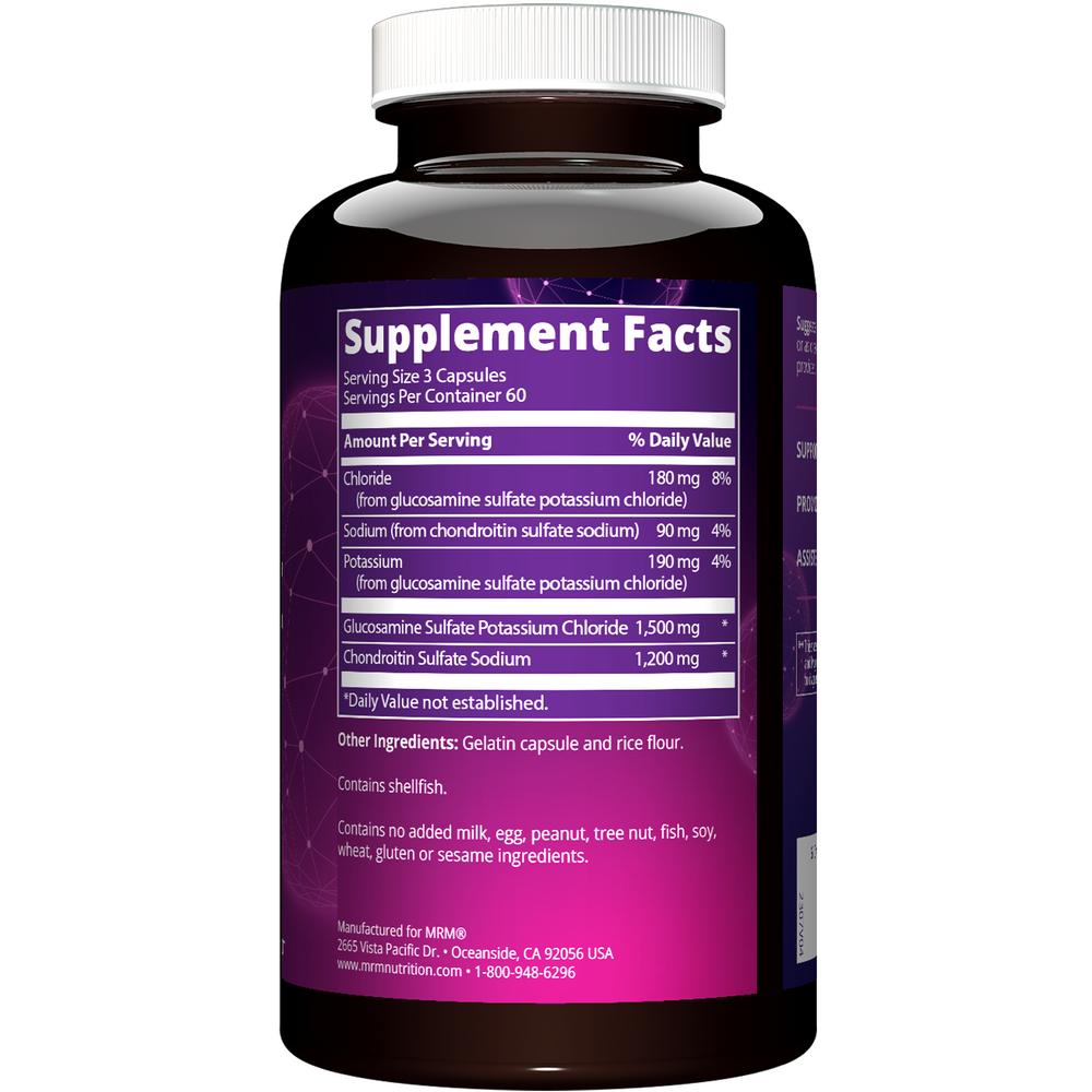Glucosamine Chondroitin Supplement Facts Label