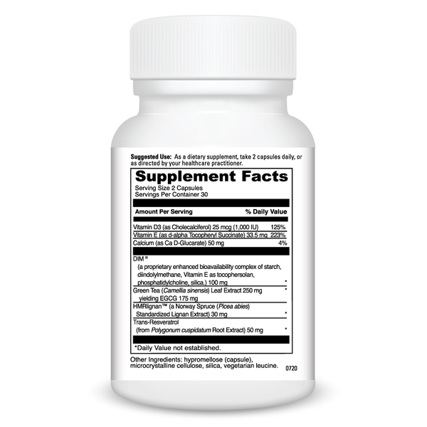 Biodim Complex Supplement Facts Label