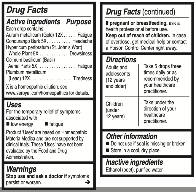 Unda #49 Supplement Facts Label