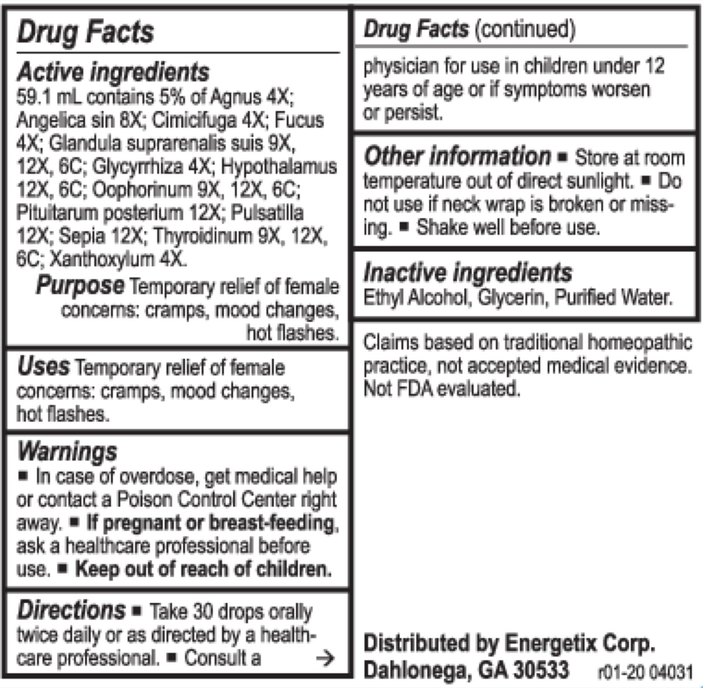 Endopath-F Supplement Facts Label