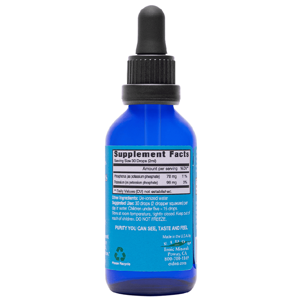 Phosphorus Liquid Supplement Facts Label