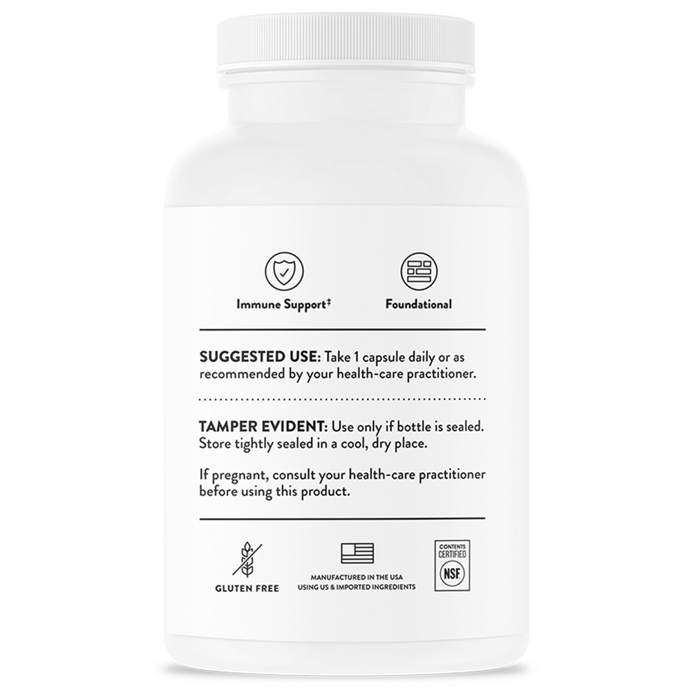 Vitamin C 1,000 mg (formerly Ascorbic Acid) Supplement Facts Label