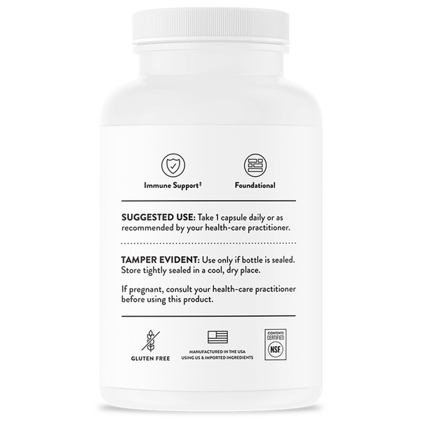 Vitamin C 1,000 mg (formerly Ascorbic Acid) Supplement Facts Label