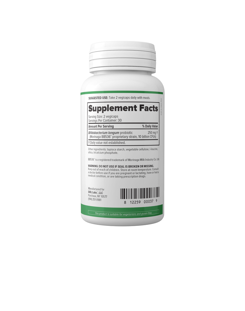 Bifilon 125 mg Supplement Facts Label