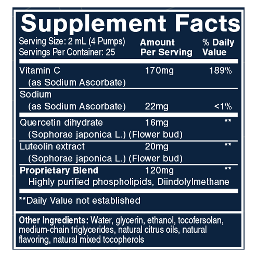 Hista-Aid™ Supplement Facts Label