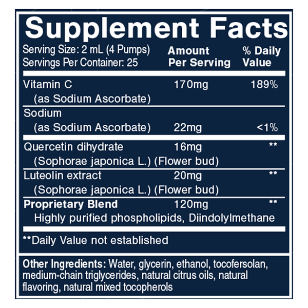 Hista-Aid™ Supplement Facts Label