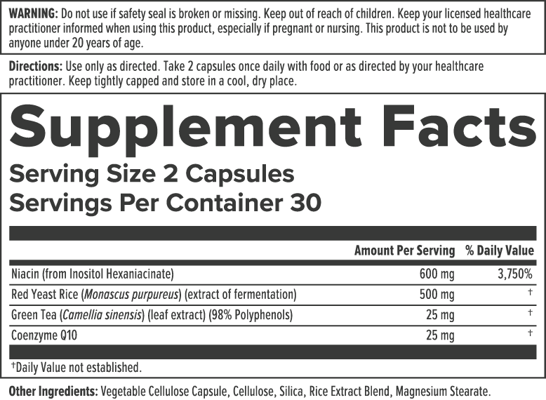 BioLipotrol Supplement Facts Label
