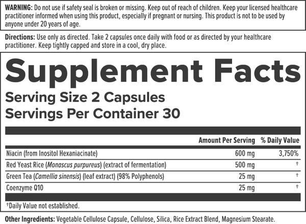 BioLipotrol Supplement Facts Label