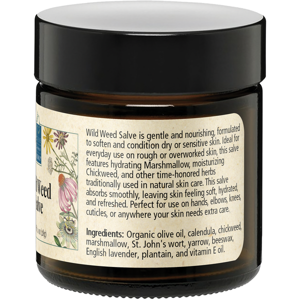 Wild Weed Salve Supplement Facts Label