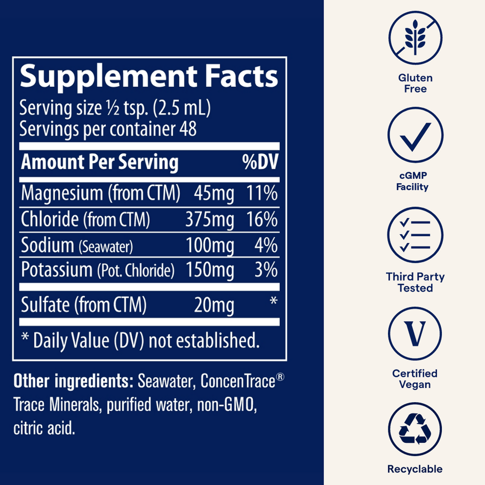 Endure Supplement Facts Label