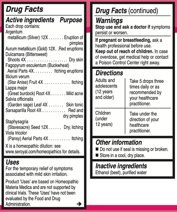 Unda #12 Supplement Facts Label