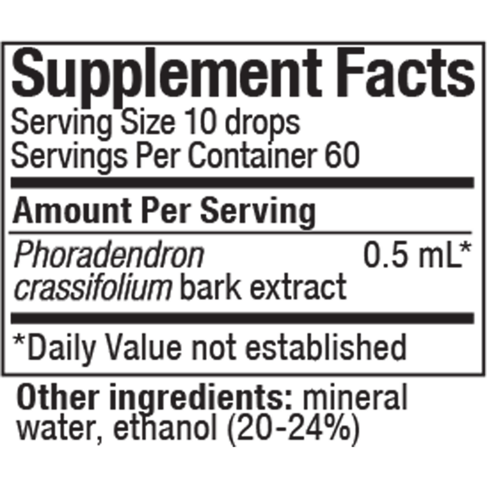 Mapalo Supplement Facts Label