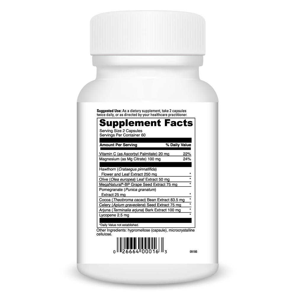Bp Elite Supplement Facts Label