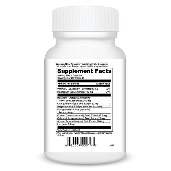 Bp Elite Supplement Facts Label