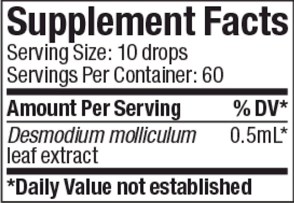 Burbur Supplement Facts Label