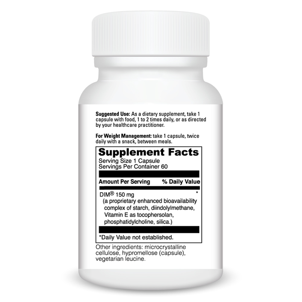 Dimpro 150 mg Supplement Facts Label