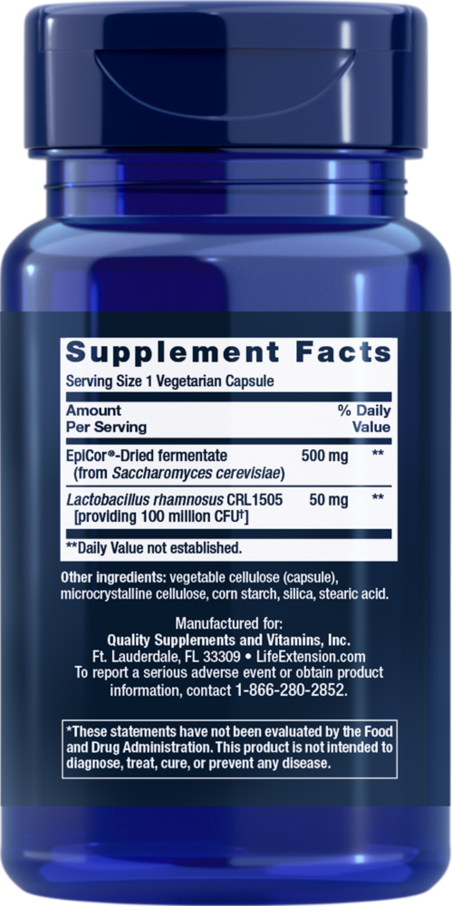 FLORASSIST® Nasal Supplement Facts Label