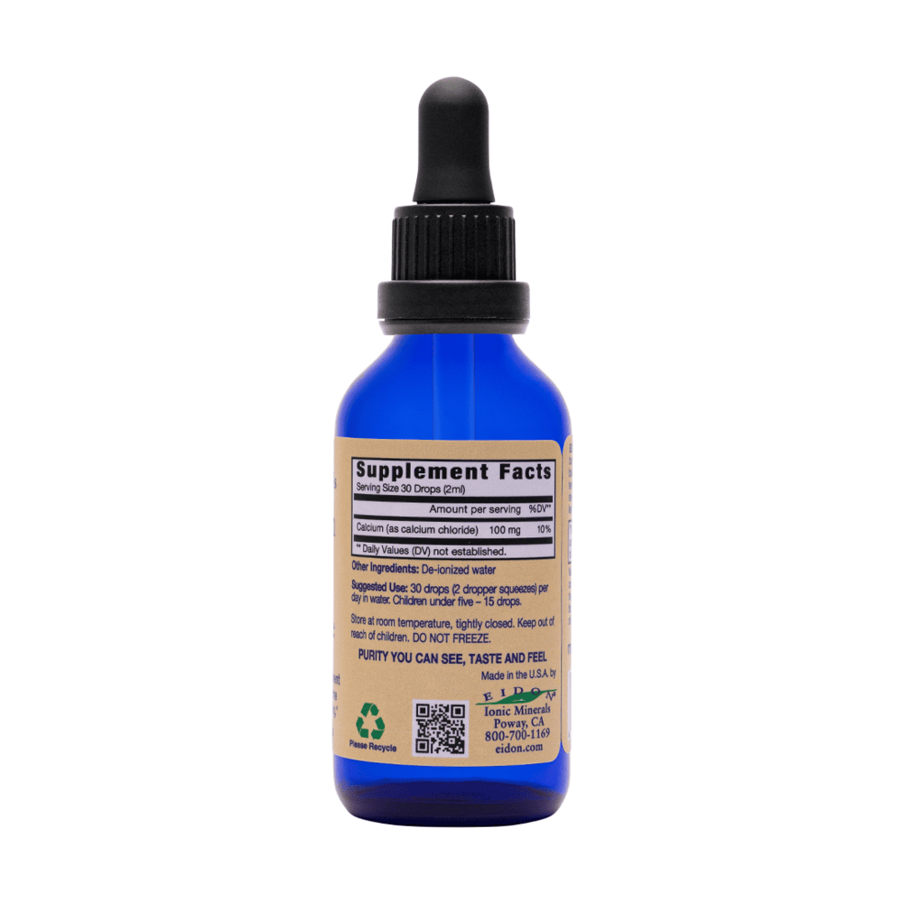 Calcium Liquid Supplement Facts Label