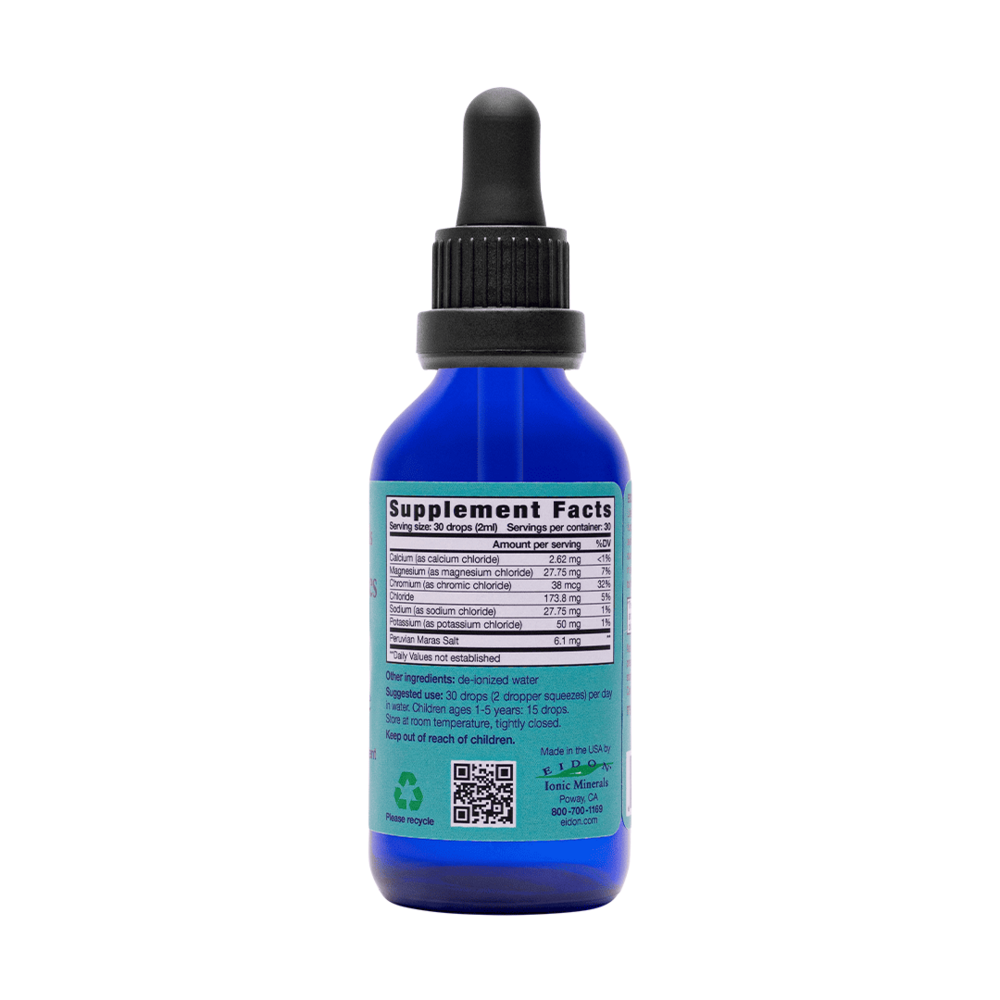 Electrolytes Liquid Supplement Facts Label