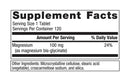 magnesium glycinate (metagenics) supplement facts