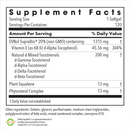 tocomin suprabio tocotrienols 200 mg 120 softgels allergy research group supplement facts