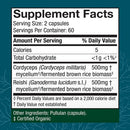 cordychi capsules 120ct host defense supplement facts