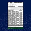 stamets 7 120 capsules host defense supplement facts