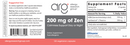 200 mg of zen 120 capsules allergy research group label
