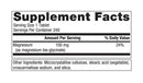 magnesium glycinate (metagenics) supplement facts