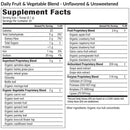 daily fruit & vegetable blend (equilife) supplement facts