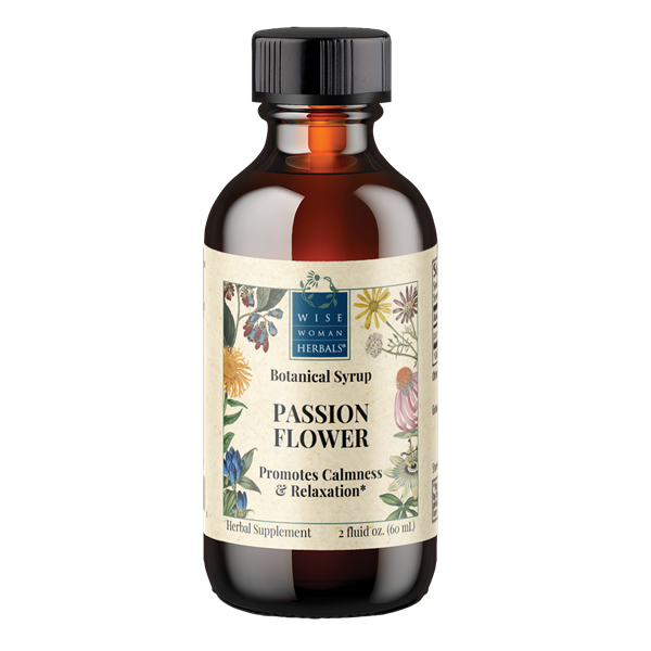 passionflower botanical syrup wise woman herbals