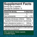 cordychi capsules host defense supplement facts