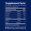 40,000 volts trace minerals research supplement facts