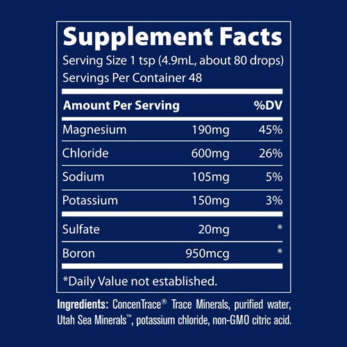 40,000 volts trace minerals research supplement facts