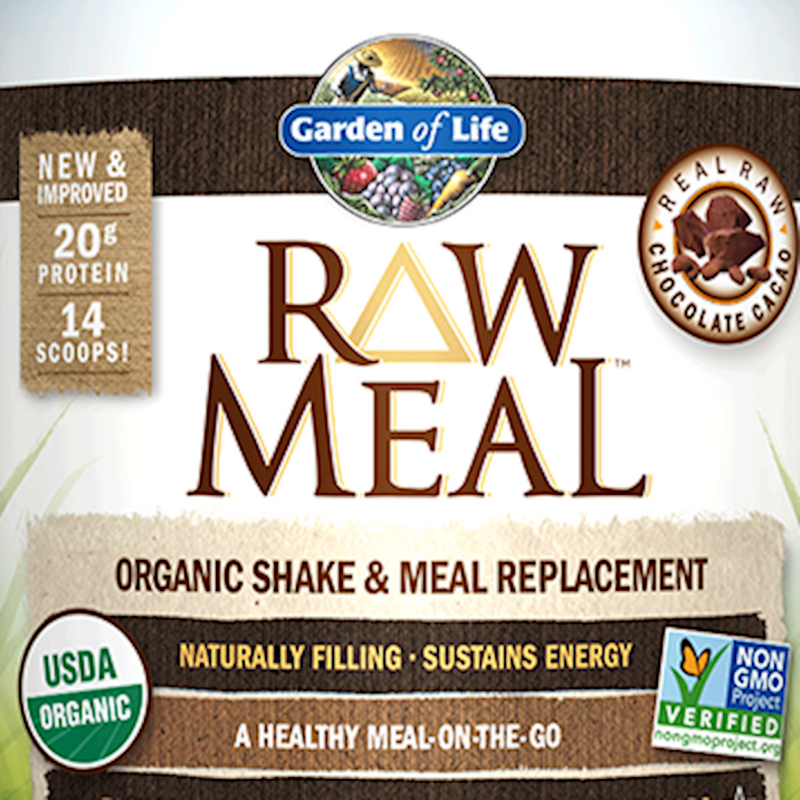 RAW Organic Meal Chocolate Packets (Garden of Life) front