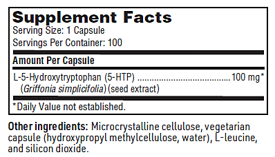5-HTP 100 mg Klaire Labs supplements