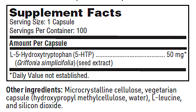 5-HTP 50mg Klaire Labs supplements