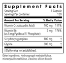 5-htp 100 mg (metabolic maintenance) supplement facts
