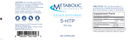 5-htp 50 mg (metabolic maintenance) label
