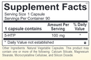 5-HTP Ortho Molecular supplement facts