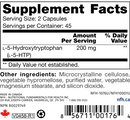 5-htp sap (nfh nutritional fundamentals) supplement facts