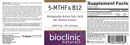 5-mthf & b12 bioclinic naturals label