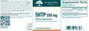 5htp 100 mg genestra label